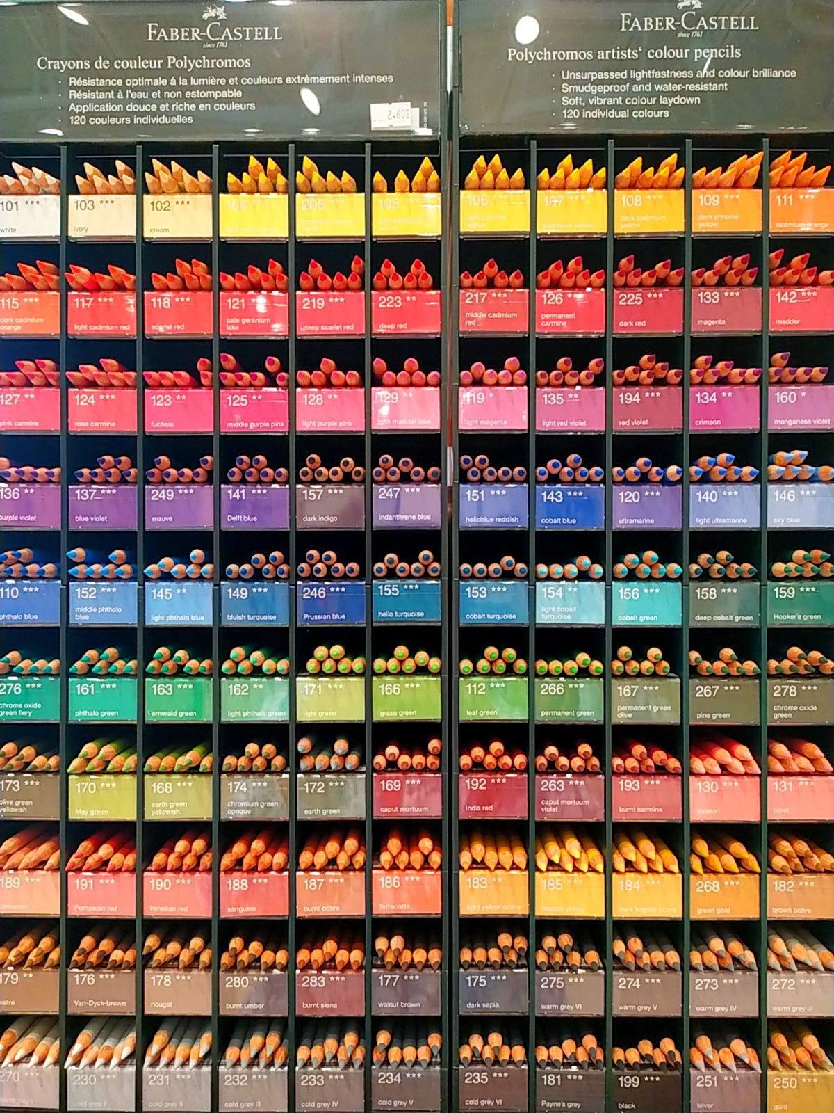 Polychromos Artist's Colour Pencils 101 - 199 image 1