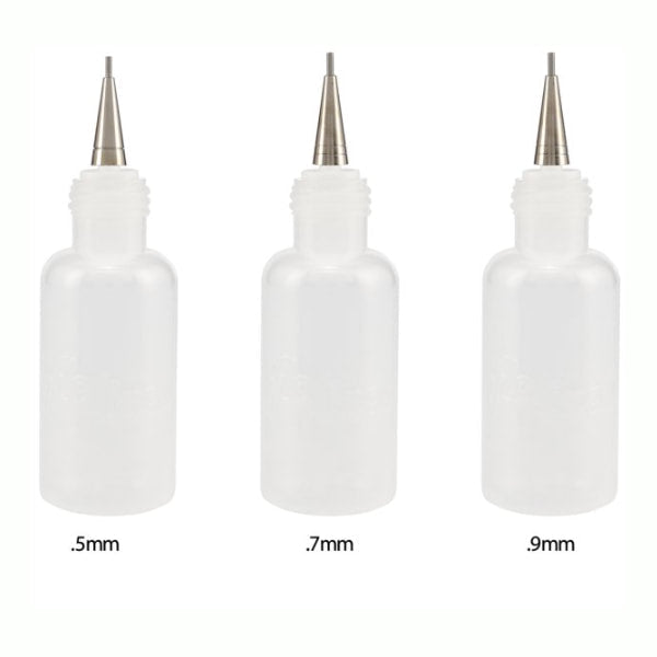 FloLine Metal Tipped Detail Bottles - Set of 3 image 0