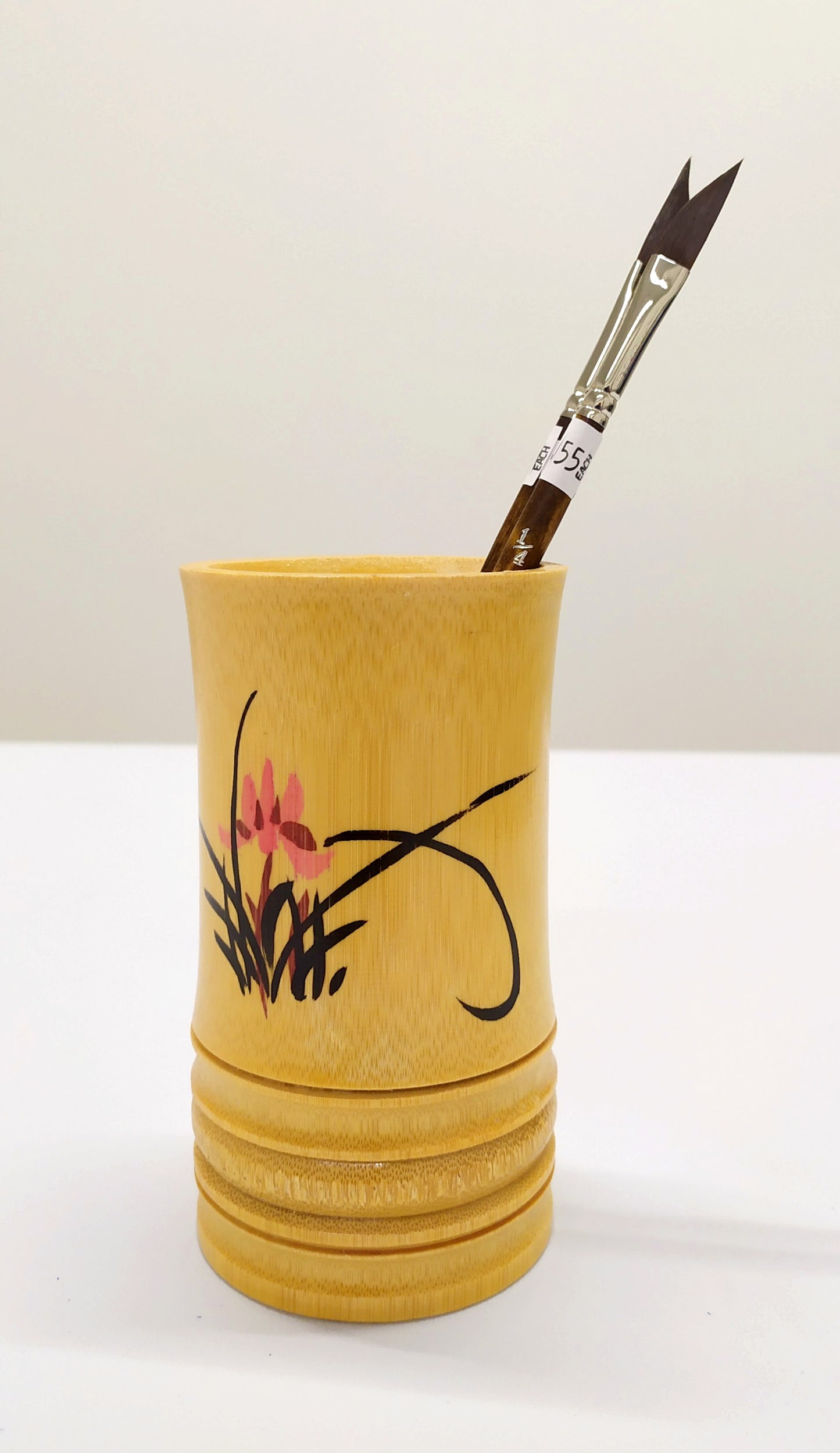 Bamboo Brush Jar image 1