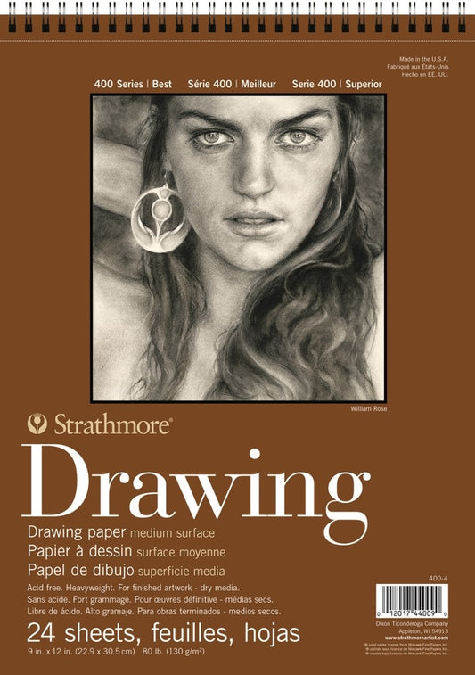 Strathmore 400 Series Drawing Pad, Medium Surface image 1