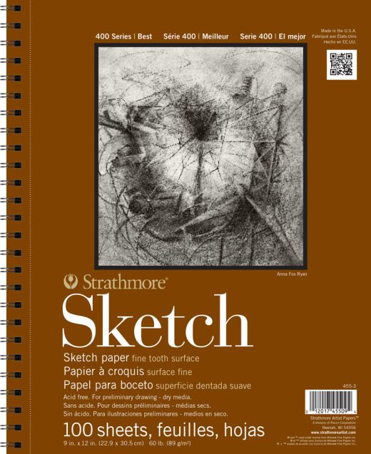 Strathmore 400 Series Sketch Pad - 5.5" x 8.5" image 0