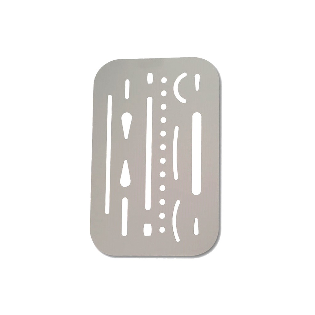Erasing Shield - 26 Guide Holes image 0