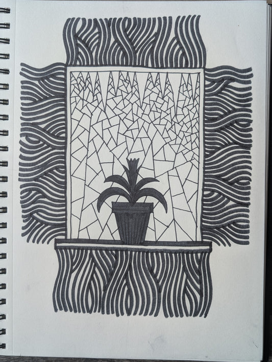 Outside: Drawing Through a Window - Maryna Danovska | April 11, 11:30 am - 1:30 pm