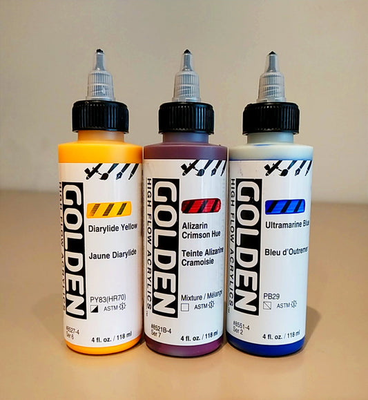 Golden High Flow Acrylic 4oz image 0