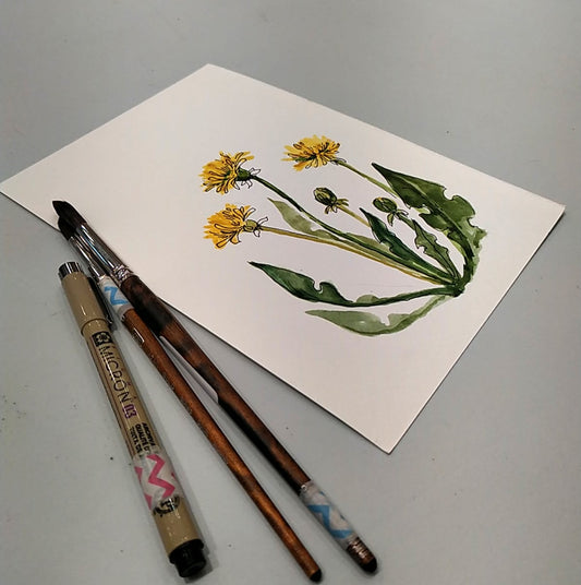 Watercolor Illustration Class - Flowers | March 3, 5:30 pm - 7 pm