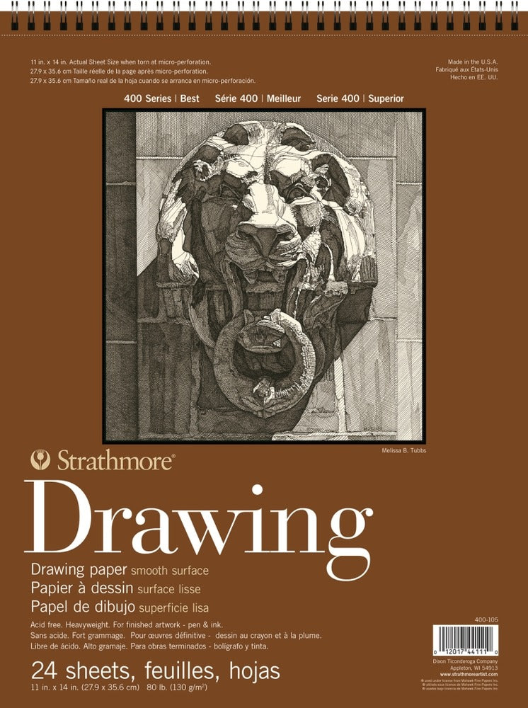 Strathmore 400 Series Drawing Pad, Smooth Surface image 1