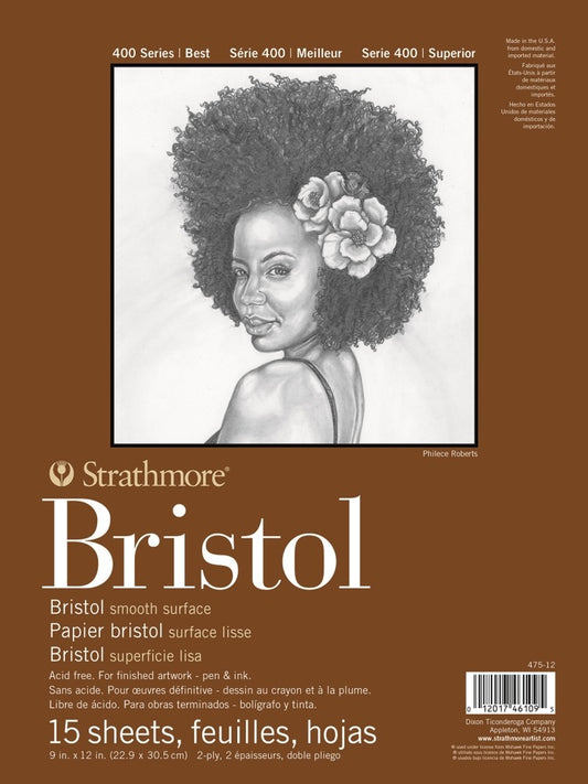 Strathmore 400 Series Bristol Pad, Smooth - 9" x 12" image 0