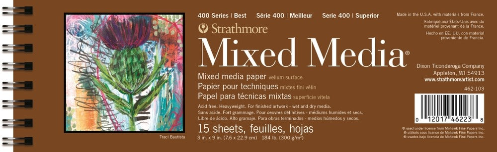 Strathmore 400 Series Mixed Media Pad, White image 0