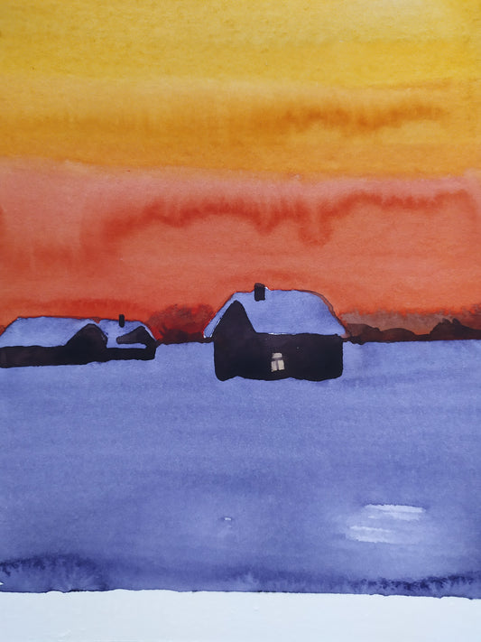 Watercolor Illustration Class - Houses | March 8, 11:30 am - 1 pm