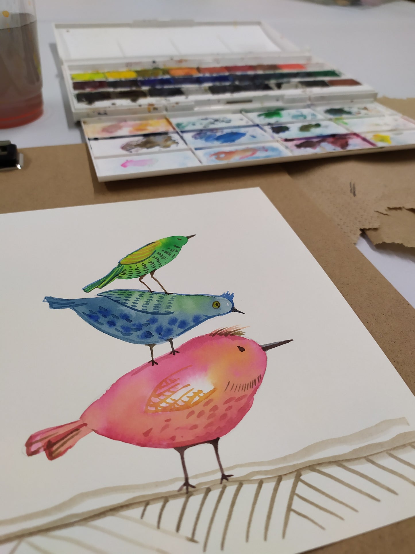 Watercolor Illustration Class - Birds | February 17, 5:30 pm - 7 pm